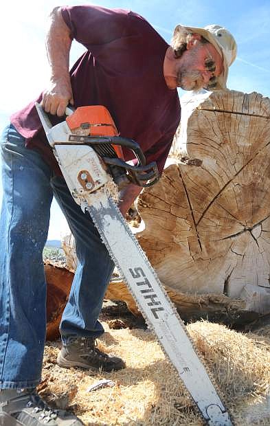 Woodcutter Ed Steele plans to retire soon from the firewood business.