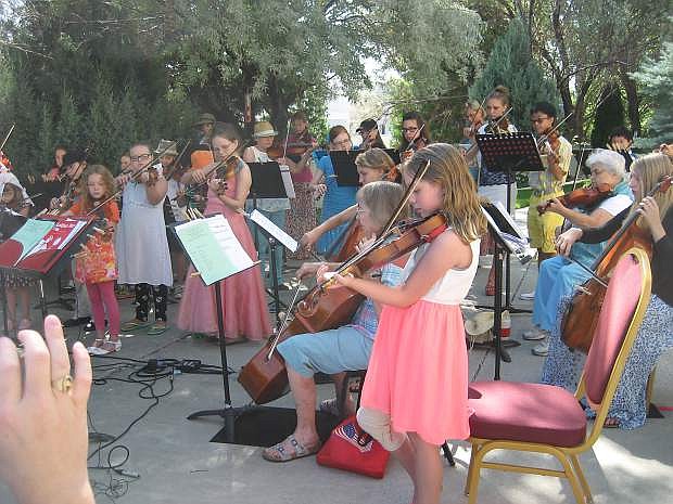 Strings in the Summer students of all ages perform last summer.