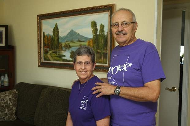 Richard and Linda Martin will be participating in the Walk in Memory, Walk for Hope event on Saturday.