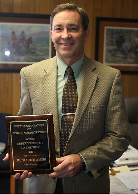 Carson City Superintendent of Schools Richards Stokes was named  Superintendent of the Year by the Nevada Association of School Superintendents.