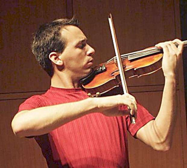 Violinist Andrew Sords will perform during a concert marking Carson City Symphony&#039;s 30th season and Nevada&#039;s 150th anniversary on Sunday at the Carson City Community Center.
