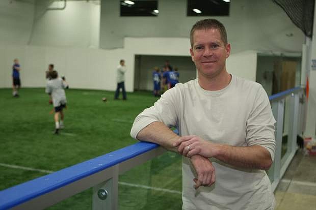 Rob Heaton at Talents Athletic Center on Friday.