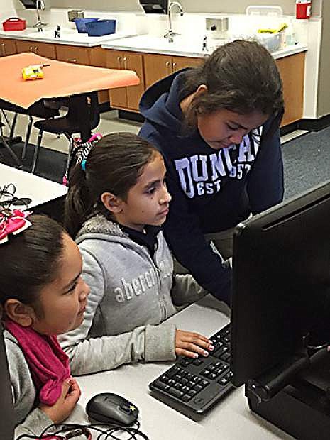 The Northern Nevada Girls Math and Technology Program through the University of Nevada Reno offers third, fourth and fifth grade students the opportunity to learn how to code.