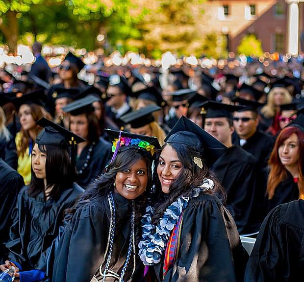 The University of Nevada, Reno will again conduct two undergraduate Spring Commencement ceremonies this year. The ceremonies are today and Saturday.
