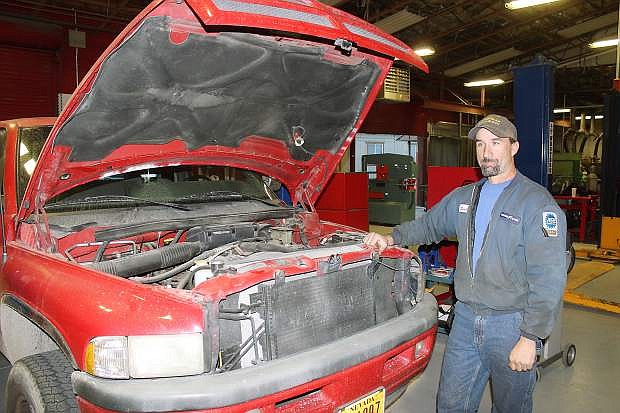 Automotice instructor Randy Sharp said his program keeps increasing in size at WNC.