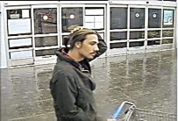 Photo of person of interest in Topsy Lane Walmat theft.