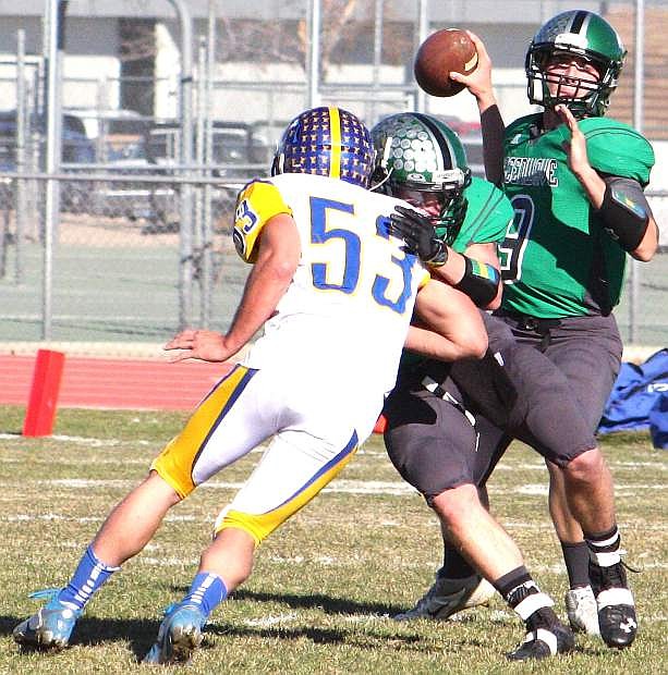 Fallon quarterback Morgan Dirickson will continue his career at Montana State University-Northern in the fall.