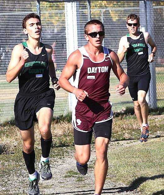 Fallon boys cross country runners Erik Endacott, left, and Nathan Schank, right, will run in Saturday&#039;s Northern Division I-A regional meet in Reno.