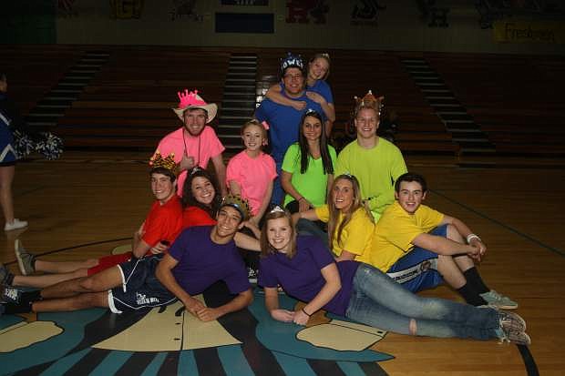 The 2014 Winterfest senior candidates are, clockwise from top, Aaron Cowee and Heather Canfield, Austin Shaffer and Kandis Tuttle, Jared Akers and Danielle Good, Kyle Sharp and Zoey Gray, Josh Breen and Kenzie Bales, Sam Burketta and Kaeli Biggin,