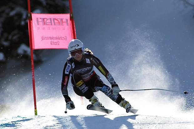 Julia Mancuso of Squaw Valley notched her season-best downhill result with a 13th-place finish in Austria on Saturday.