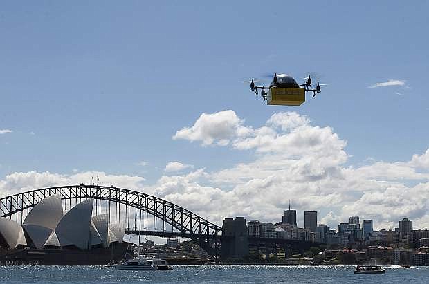 Australian-designed commercial UAVs are winging their way to the United States for high-tech testing at the University of Nevada, Reno as part of a new research and development partnership with a commercial delivery, unmanned-aerial-vehicle start-up company Flirtey, which conducted successful fully automated drone textbook-delivery tests in Sydney, Australia. .