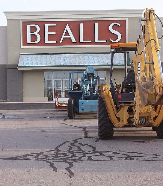 Work is nearing completion on Bealls, which is bringing Fallon shoppers a new department store on April 24. The store is located in the old Walmart building.