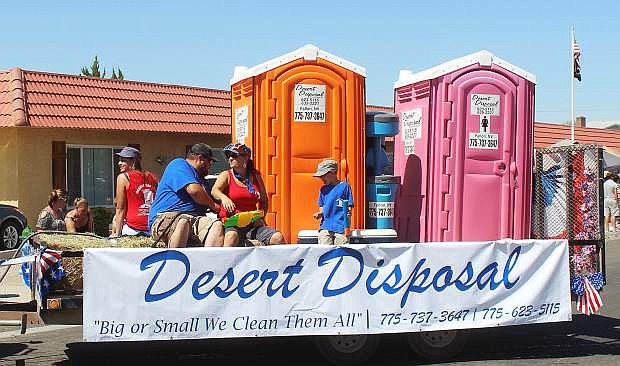 The Desert Disposal float won a major award at this year&#039;s Fourth of July parade.