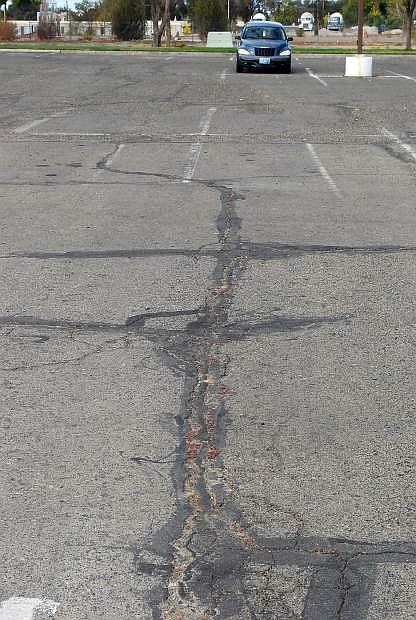 The County Commissioners eiscussed the parking lot at Western Nevasa College and will see who is responsible for repairs and paving.