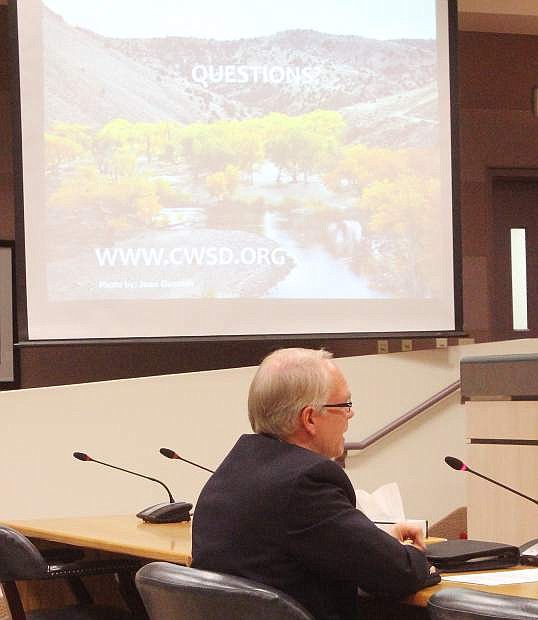 Ed James, general manager of the Carson Water Subconservancy District, said records for low flows have been established on the Carson River this year.