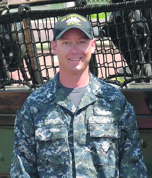 Petty Officer 2nd Class Michael St. Germain, a 2006 Churchill County High School graduate, is serving aboard the USS Constitution.