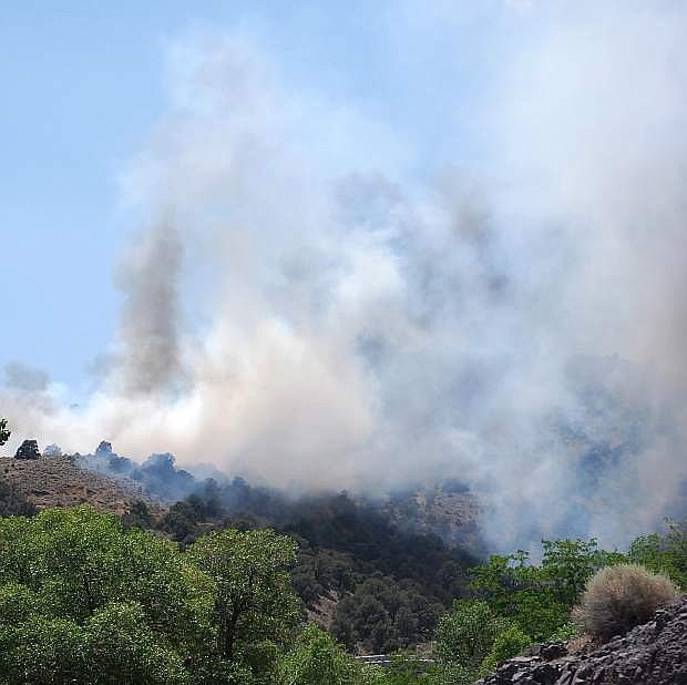 Fire restrictions have been lifted for most of western Nevada today. The 2013 summer fire season was a busy one with many  fires spring up in the area such as thisnature-caused blaze near Silver City.