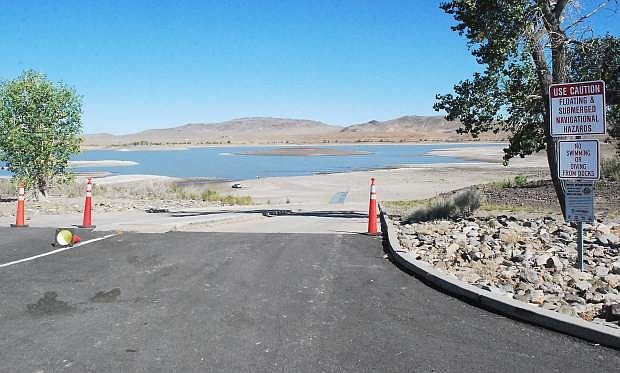 Receding water and no facilities to launch boats at Lahontan Reservoir will make for an intersting Fourth of July weekend at the popular recreation site.