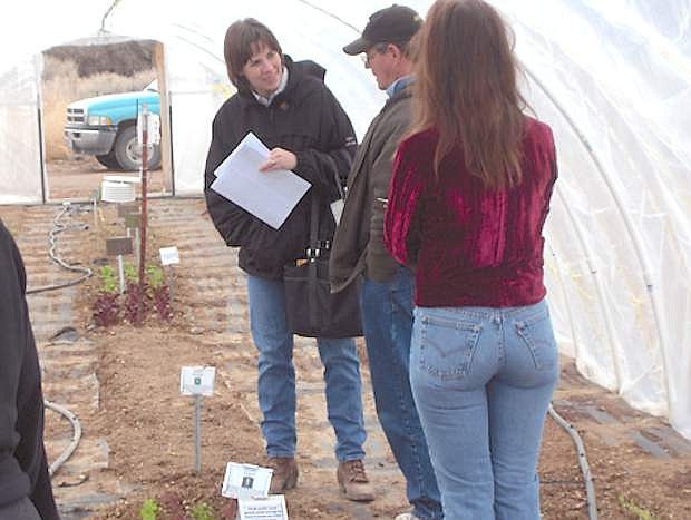 University of Nevada Cooperative Extension Educator Holly Gatzke discusses hoop house production.