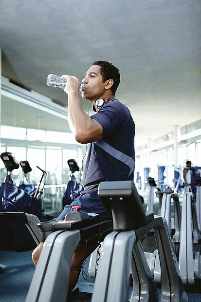 Being hydrated is a necessary for a healthy workout.