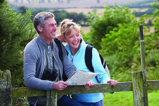 Mature Couple On Country Walk