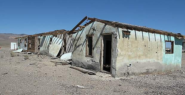 Partially destroyed by fire and vandals, Coaldale, Nev., is for sale again for $70,000.