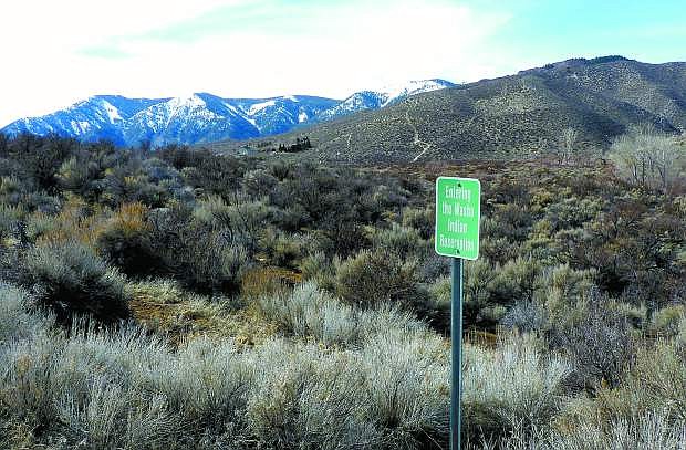 The 80-acre lower Clear Creek parcel belonging to the Washoe Tribe is proposed as the site of a motocross track.
