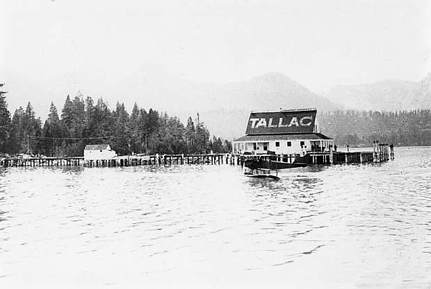 Photo provided Tallac pier is advertised in this undated historical photo.