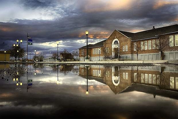 This reflection of the Oats Park Arts Center will be a featured item at this year&#039;s &quot;Eveing with the Arts&quot; on March 7.