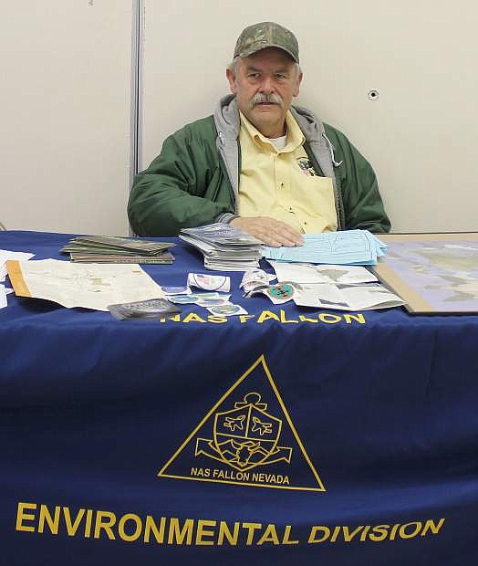 Gary R. Cottle, manager of the Naval Air Station Fallon&#039;s Natural Resources Department, provided maps and other information on the area&#039;s wetlands.