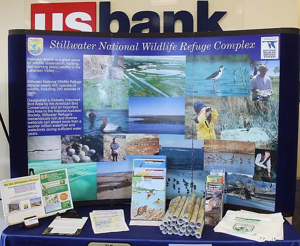 An exhibit of the Stillwater National Wildlife Refuge Complex is on display at US Bank until Oct. 23.