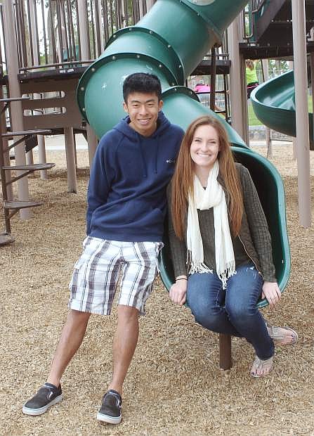 Yaowei Deng , left, and Jordyn Rogers are this year&#039;s co-valedictorians for the Class of 2016.