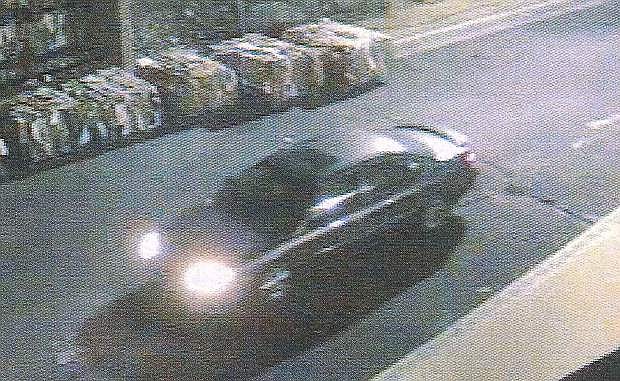 This vehicle was allegedly used as a getaway in a theft at the Walmart near Topsy Lane.