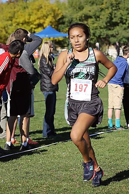 The Wave&#039;s Diana Martinez finished 17 and is heading to state. PHOTO COURTESY / SUMMER THOMSON.