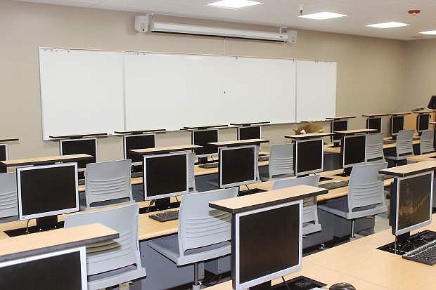 A remodeled computer lab opened for this semester at the WNC Fallon campus.