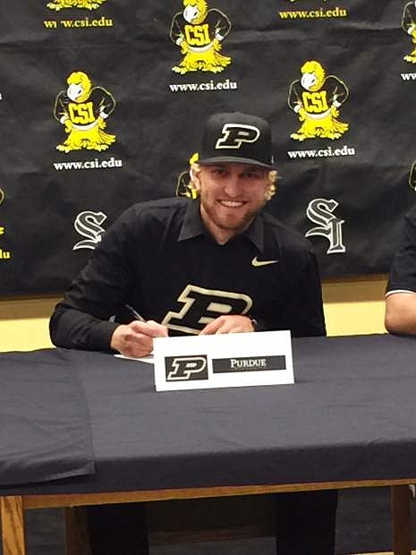 Alec West-Guillen has signed to play baseball at Purdue.