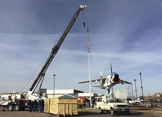 &quot;Jet Park&quot; west of Walmart and one of the entrances to Fallon receives a facelift in preparation for plans to add benches, a flagpole and a welcome to Churchill County sign.