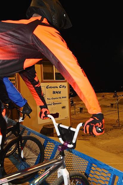A new starting gate and lights have created new excitement at Carson City BMX.