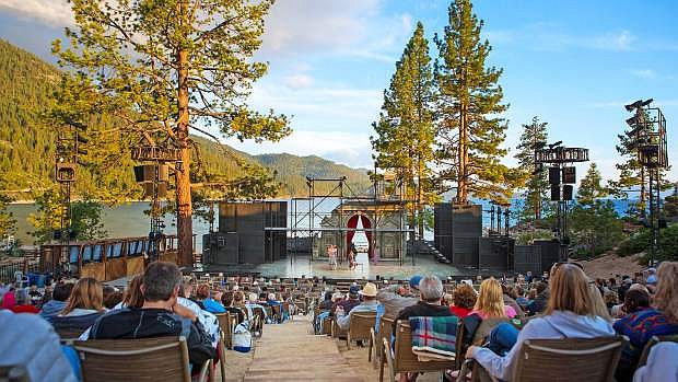 The Lake Tahoe Shakespeare Festival draws thousands of people each summer for five weeks of live theater in the outdoor amphitheater at Sand Harbor.