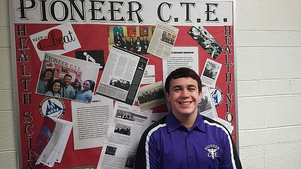 Jeremiah Beauford, a sophomore and a first year health science student at Pioneer High School, is aspiring to become a registered nurse. He also is considering applying his skill set in service to our country. He is being recognized for consistently taking a leadership and proactive approach to his education.