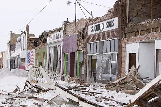 The historic district of Wells sustained severe damage in 2008 when a 6.0 magnitude earthquake struck the northeastern Nevada town, causing $10 million in damage.
