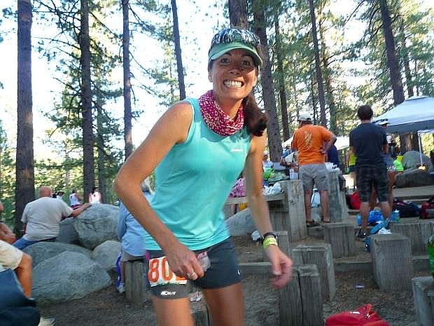 Rachael Woods of Tahoe City during the 100-mile run.