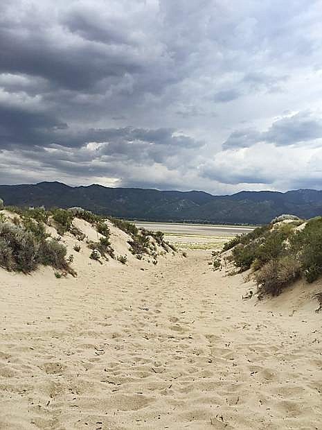A dune trek on the beach at Washoe Lake State Park is planned on Nov. 21.