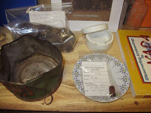 Historic Nevada artifacts dating from 1860 to 1900 are on display in Silver City.