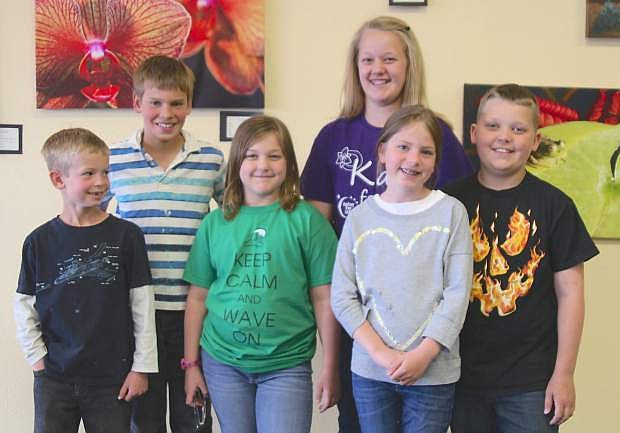 Students from the Rising Sun Art Studios who entered the 2014 Nevada Federal Junior Duck Design Contest  are Jackson Riley, Andrew Riley, Maegan Chronister, Madeline Chronister, Ellena Duncan and Adam Chronister.