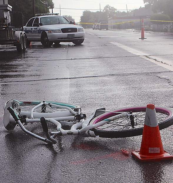 Fallon Police Department responded to an accident Wednesday when a 12-year-old girl was hit on her bicycle.