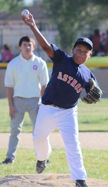 Pitcher Richard Ruiz takes the mound for the Astros in a recent game.