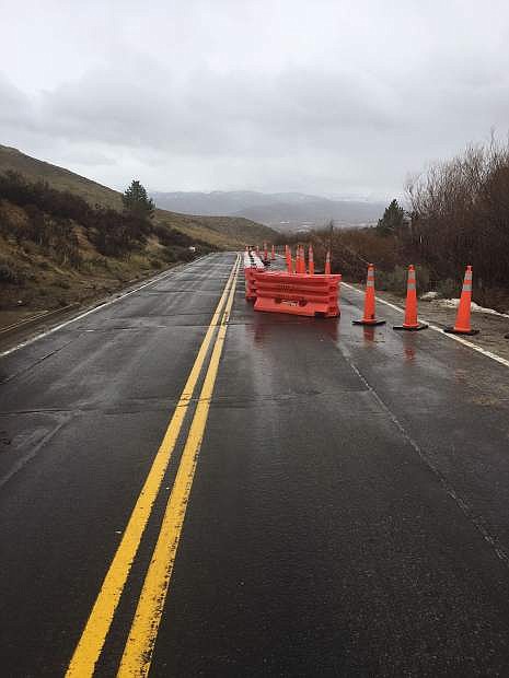 A part of Combs Canyon Drive could be closed for up to four weeks.