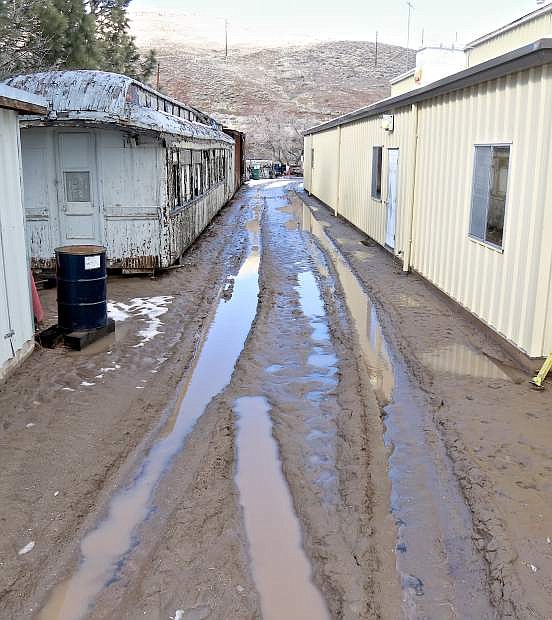 Fire roads at the Nevada State Railroad Museum have became impassable due to the recent flooding severely limiting emergency access.