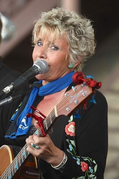 Lacy J. Dalton performs at the Carson City Chamber of Commerce 70-year celebration June 29, 2015 at the Nevada State Prison.